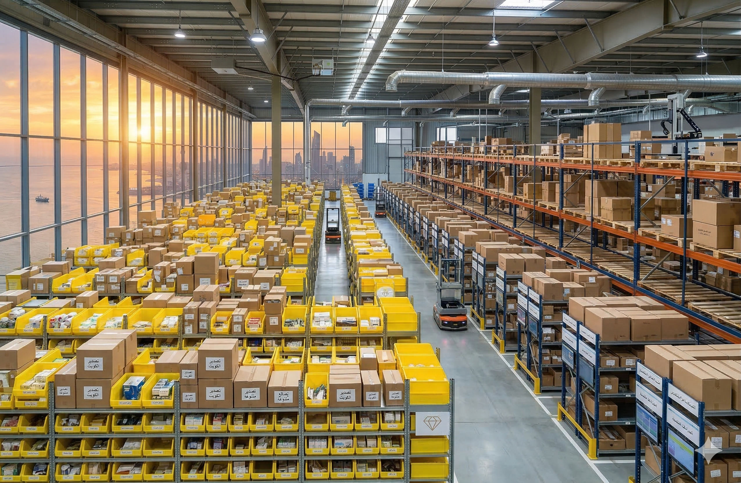 Cargo containers logistics